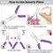 Jewelry Repair & Making Kit – Pliers, Beading Wire, Necklace Cord & 450+ Accessories for DIY Jewelry and Beading